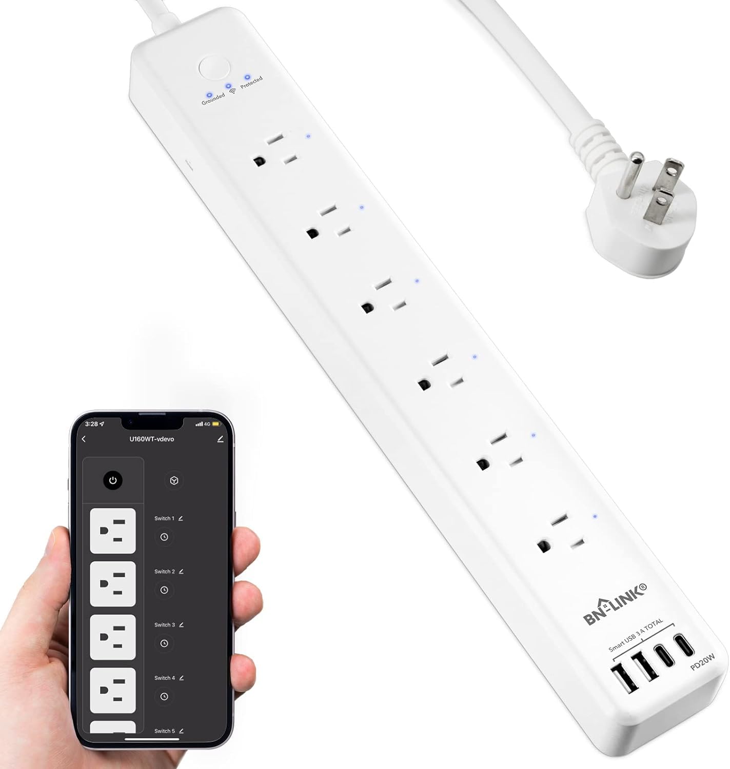 BN LINK Smart Plug Power Strip
