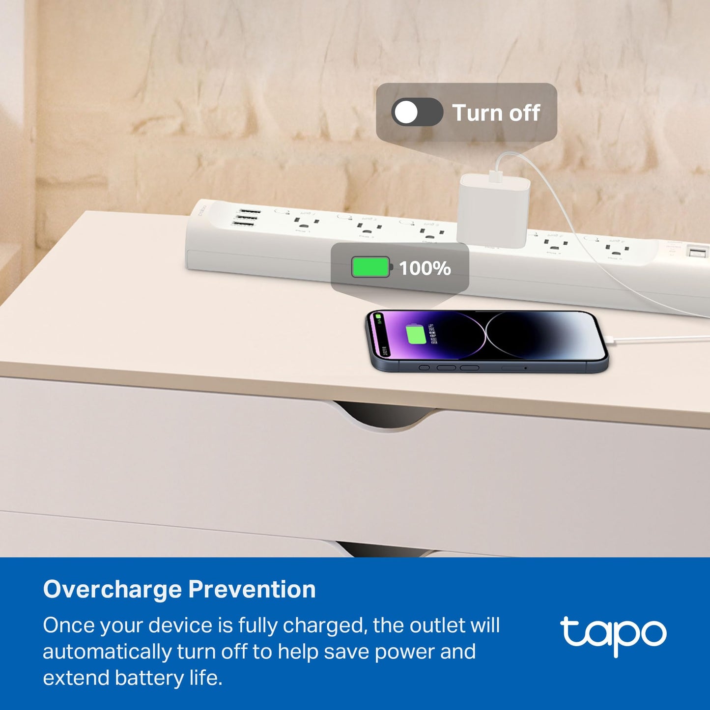 Smart Wi-Fi Power Strip with Energy Monitoring, Surge Protection and USB Ports