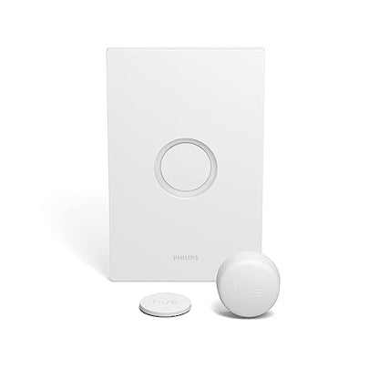 Philips Hue Smart Light Starter Kit - Includes (1) Bridge and (4) 75W A19 E26 LED Smart White and Color Ambiance Bulbs - Control with App - Compatible with Alexa, Google Assistant, and Apple HomeKit
