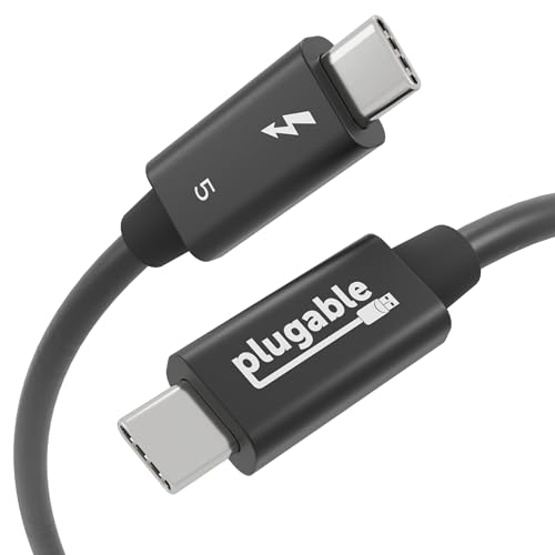 Thunderbolt 5 USB-C Cable with 240W Charging and 80Gbps Speed