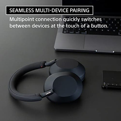 Premium Wireless Noise Cancelling Headphones with 30-Hour Battery Life and Voice Control