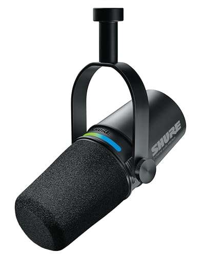 USB-C & XLR Podcast Microphone with Built-In Audio Interface and DSP Controls
