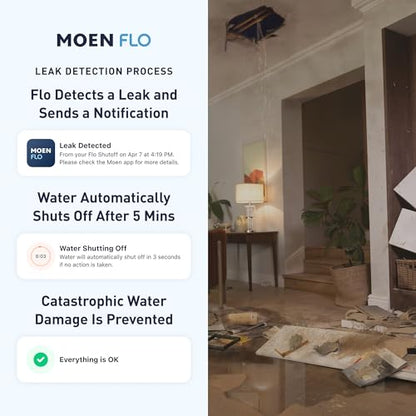 Moen Flo Smart Water Monitor and Automatic Shutoff Sensor