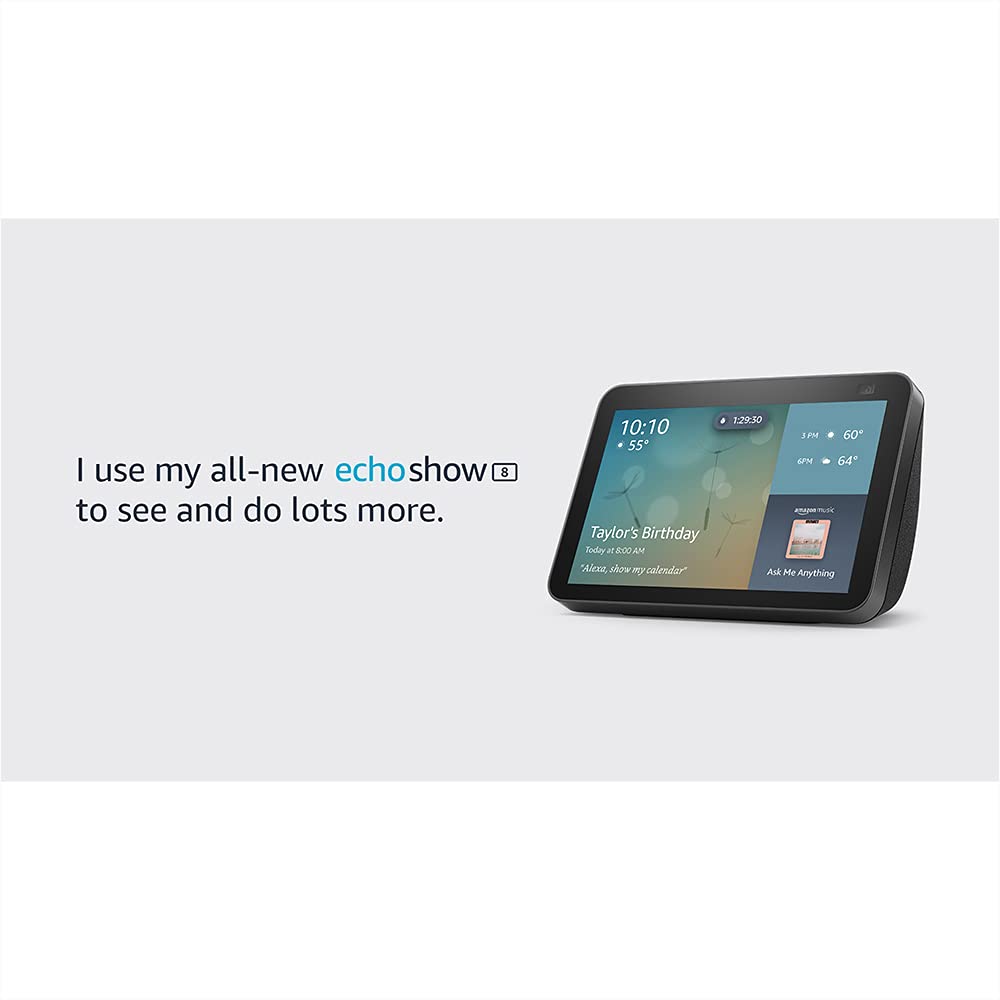 HD Smart Display with Alexa and 13MP Camera for Home Assistant Features
