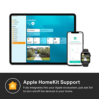 Smart Wi-Fi Plug with Energy Monitoring, Matter Support and Voice Control