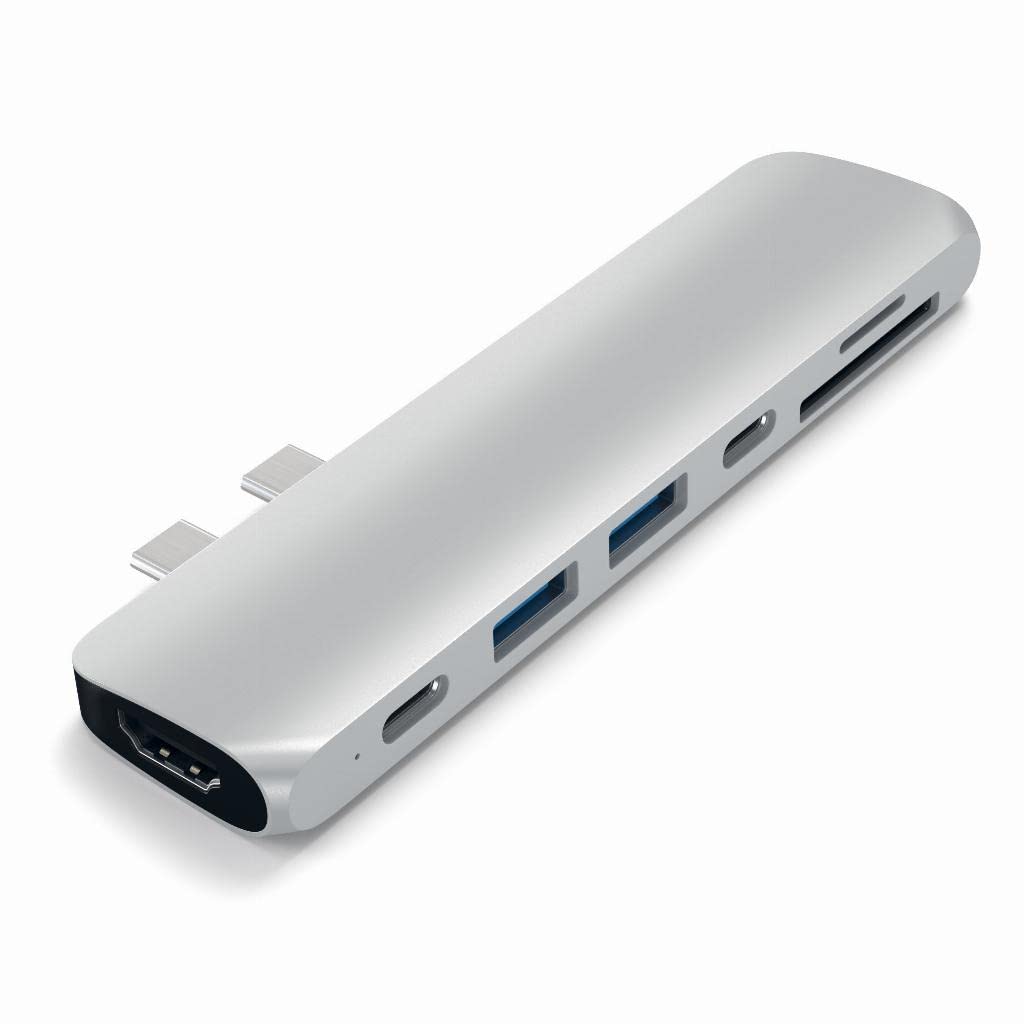USB-C Pro Hub Adapter with 4K HDMI, USB-C Data and Card Readers