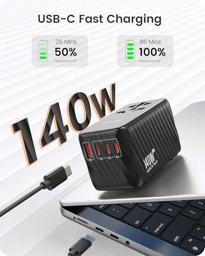 LENCENT 140W Universal Travel Adapter