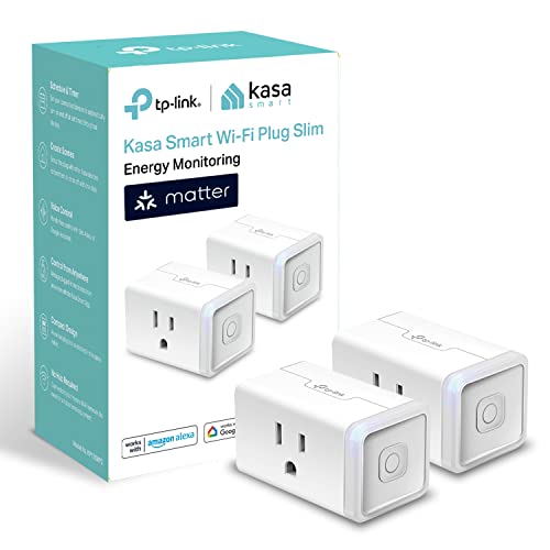 Smart Wi-Fi Plug with Energy Monitoring, Matter Support and Voice Control