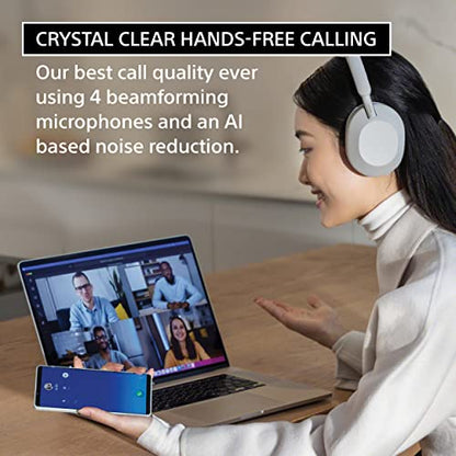 Premium Wireless Noise Cancelling Headphones with 30-Hour Battery Life and Voice Control