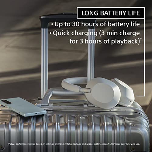Premium Wireless Noise Cancelling Headphones with 30-Hour Battery Life and Voice Control