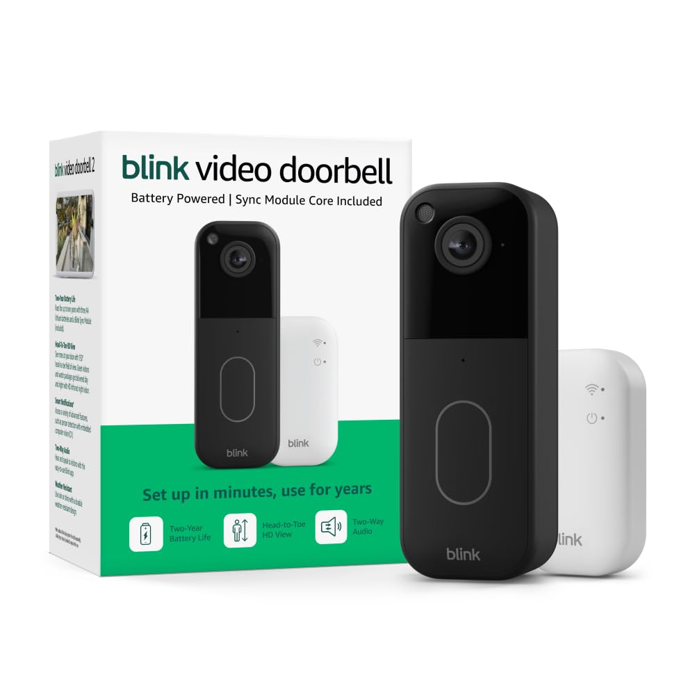 HD Video Doorbell with Two-Way Talk, Long Battery Life and Easy Setup
