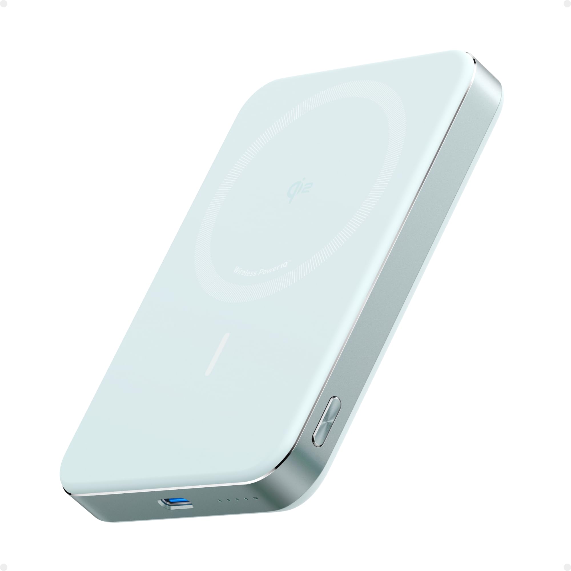 10000mAh Qi2 Magnetic Power Bank with 15W Wireless Charging Support