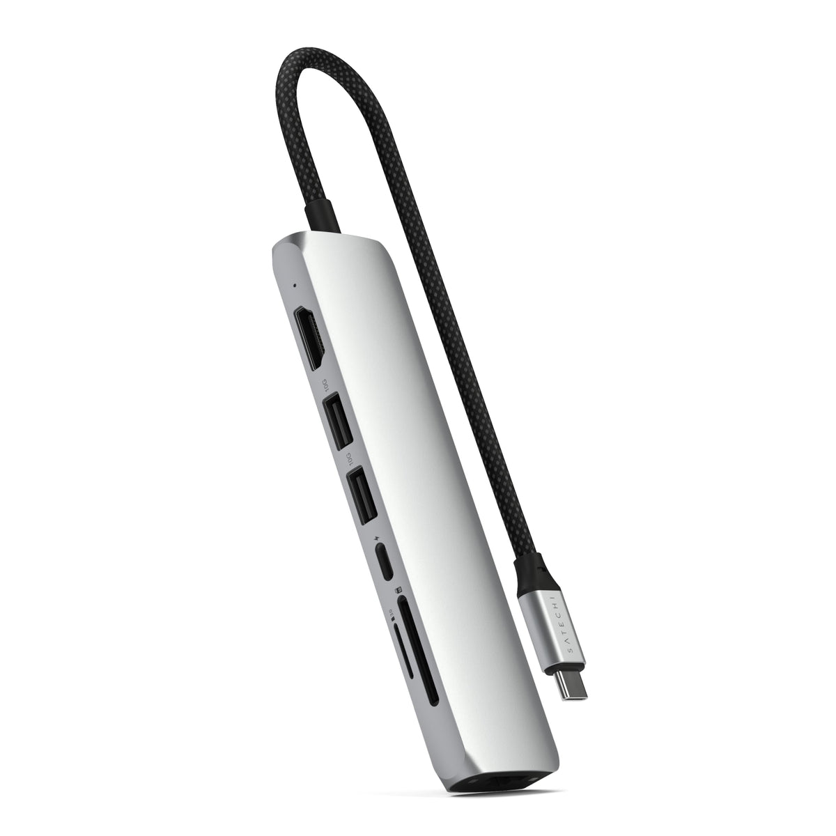 USB-C Slim Multiport Adapter with 4K HDMI, Ethernet and 60W PD Charging