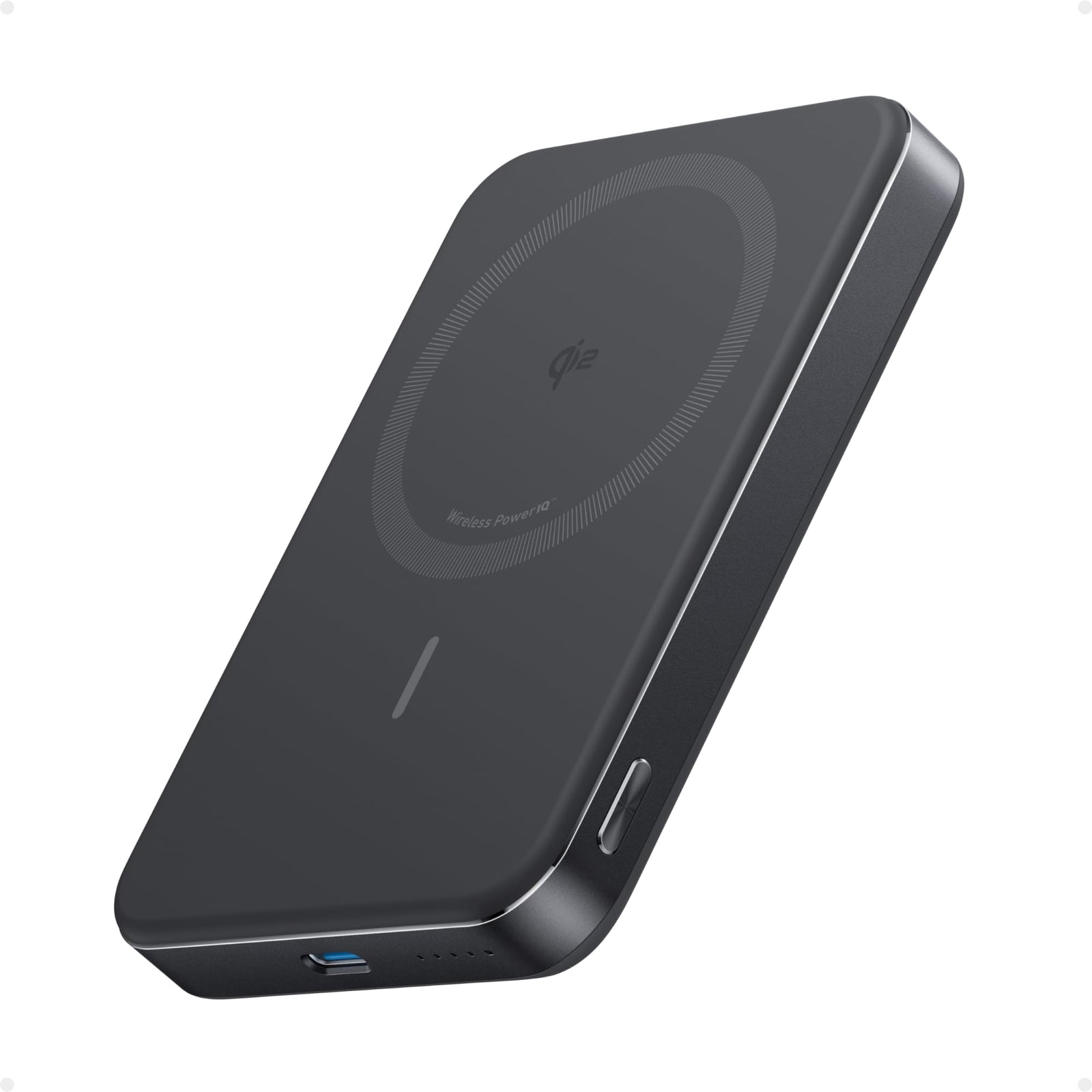 10000mAh Qi2 Magnetic Power Bank with 15W Wireless Charging Support