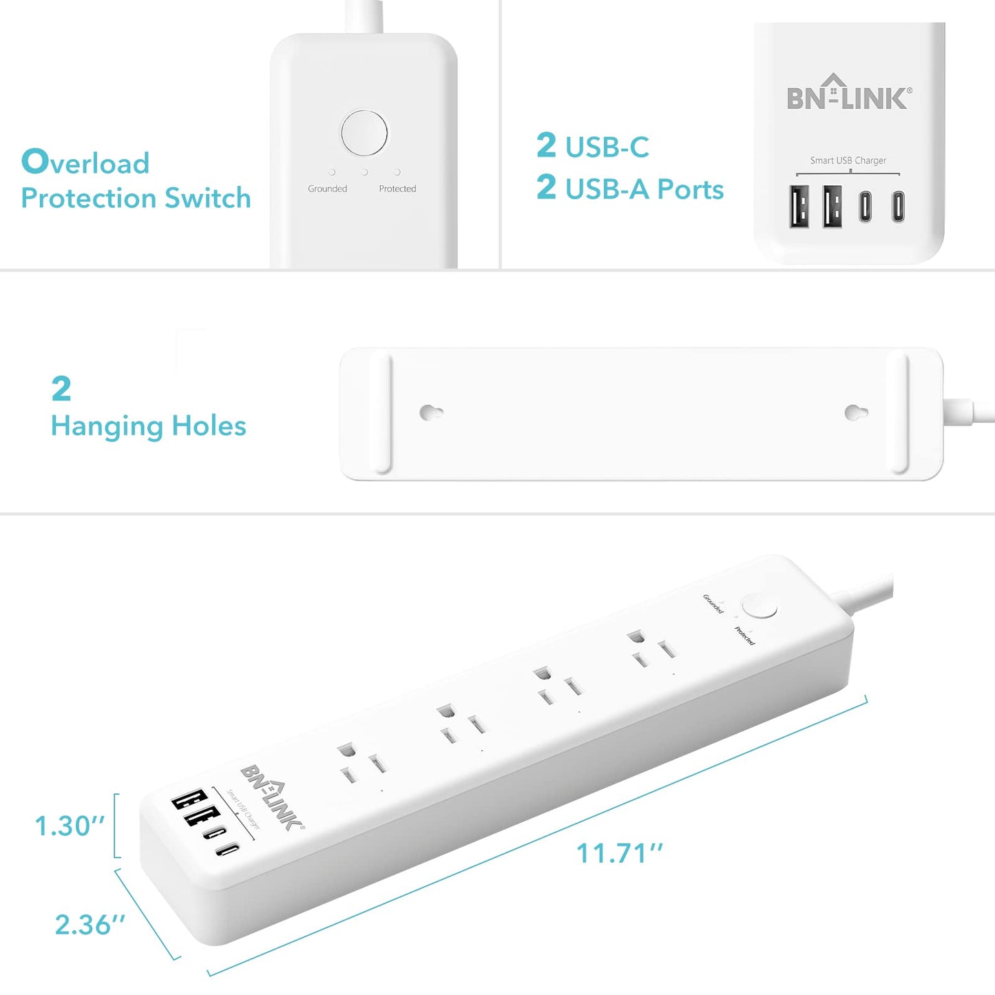 BN LINK Smart Plug Power Strip