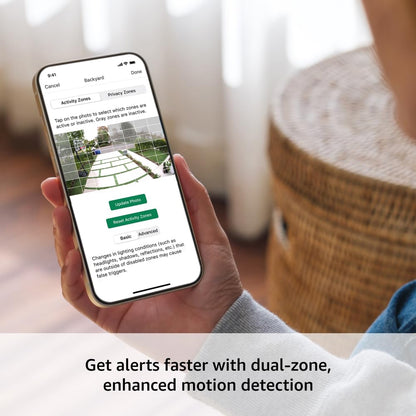 Wireless Outdoor Security Camera with Long Battery Life and Extended Range Coverage