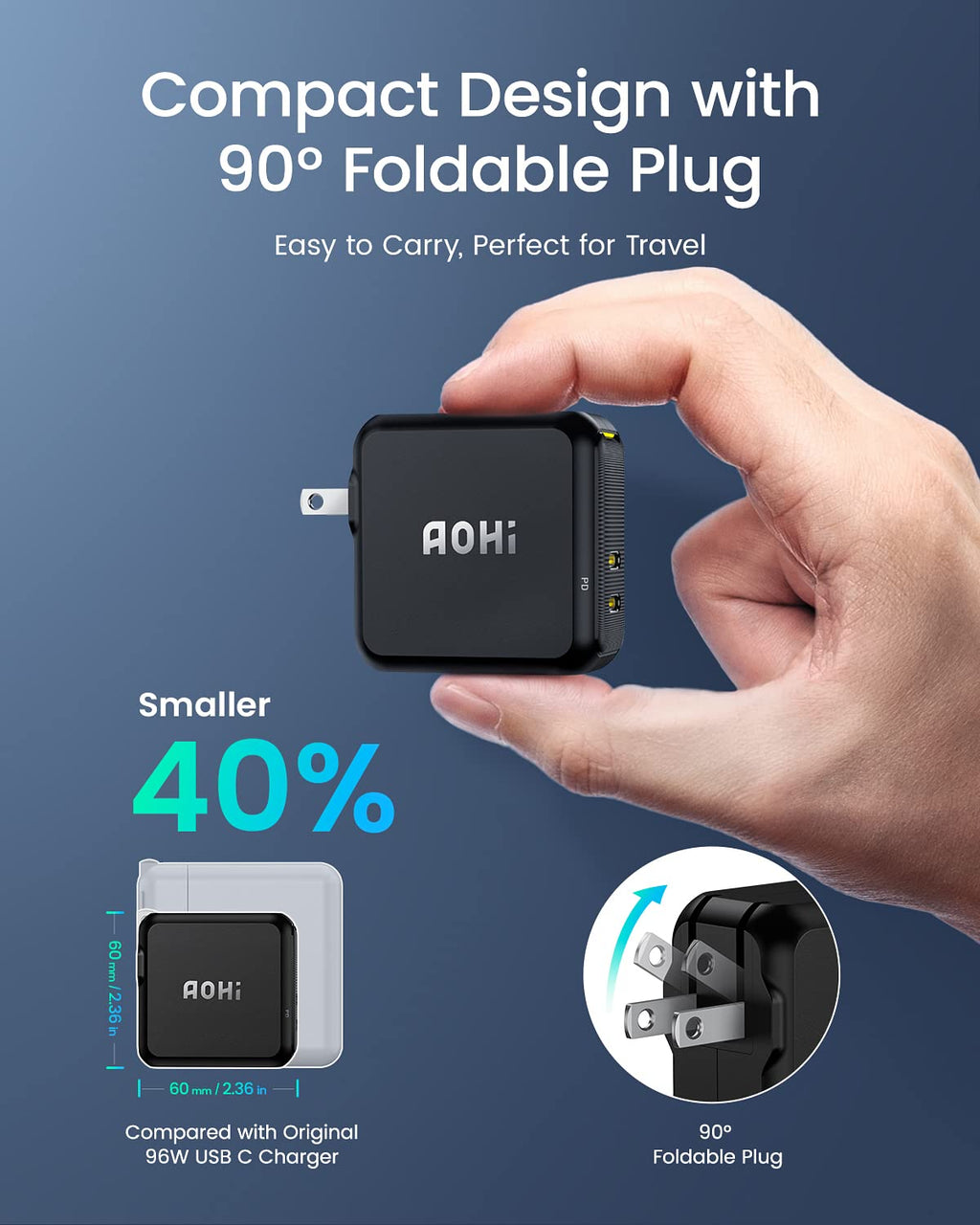 AOHI USB C Fast Charger