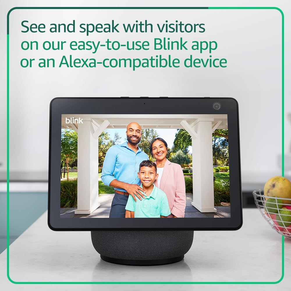 HD Video Doorbell with Two-Way Talk, Long Battery Life and Easy Setup