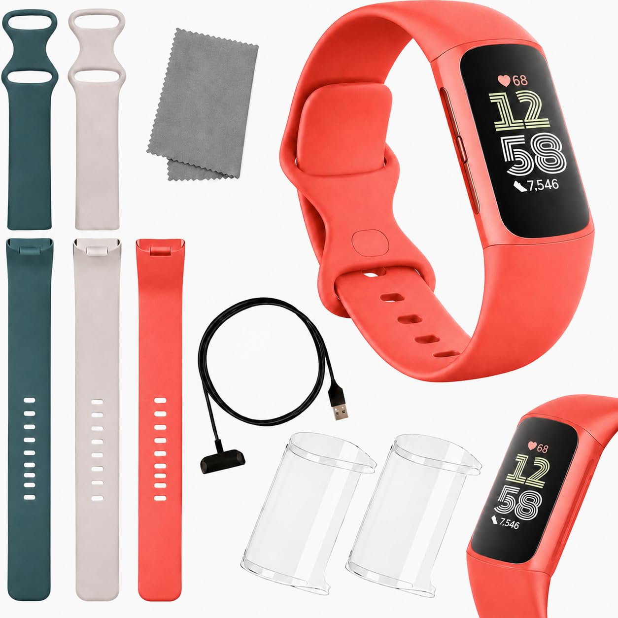 Fitness Tracker with GPS, Heart Rate, Sleep and Stress Monitoring Features