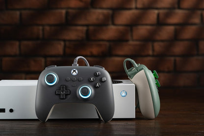 Wired Gaming Controller with Hall Effect Joysticks, Hall Triggers and RGB Lighting