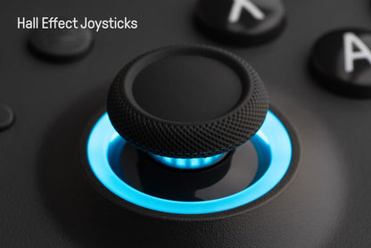 Wired Gaming Controller with Hall Effect Joysticks, Hall Triggers and RGB Lighting