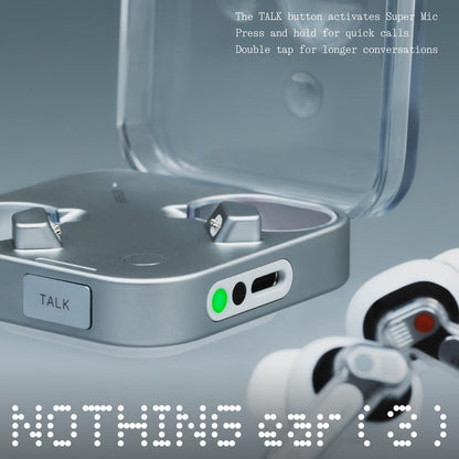 Nothing Ear (3) Wireless Earbuds with Hybrid ANC and Hi-Res Audio