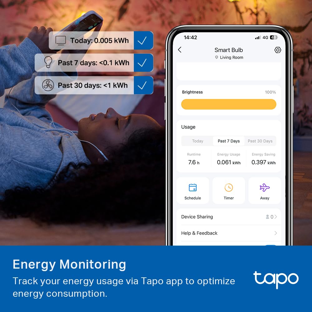 Tapo TP-Link Smart Light Bulbs
