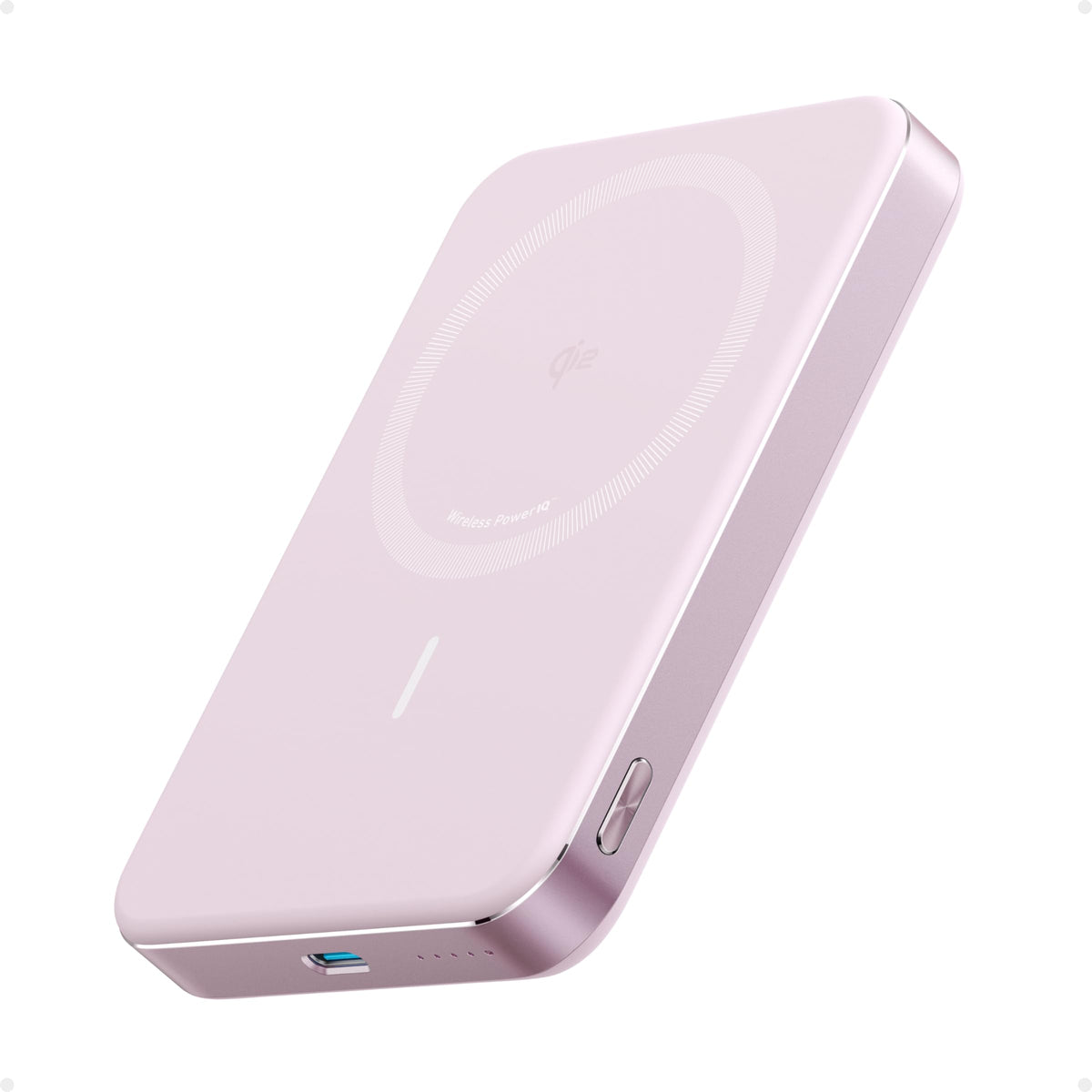 10000mAh Qi2 Magnetic Power Bank with 15W Wireless Charging Support