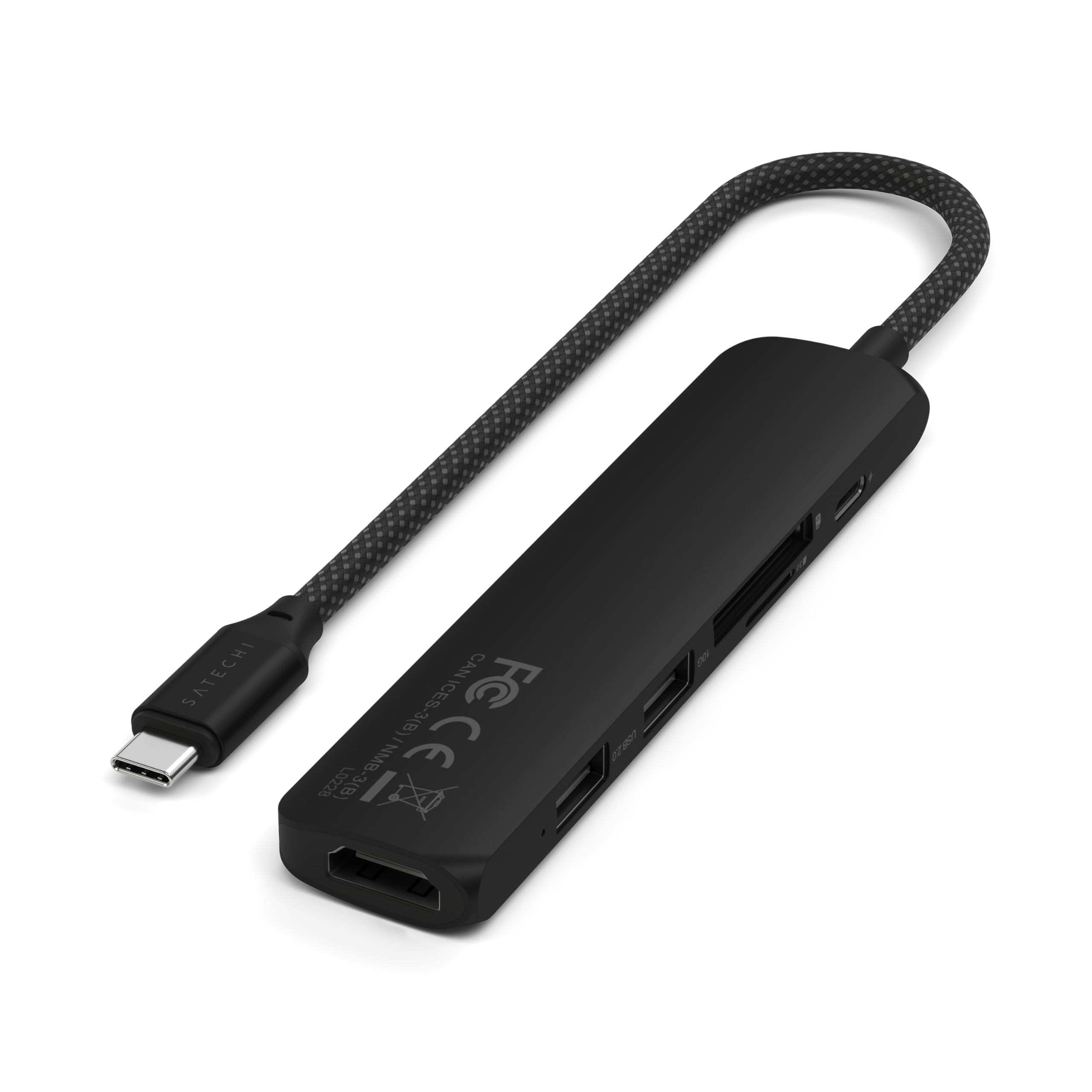6-in-1 USB-C Hub with 4K HDMI, 100W PD Charging and USB Ports
