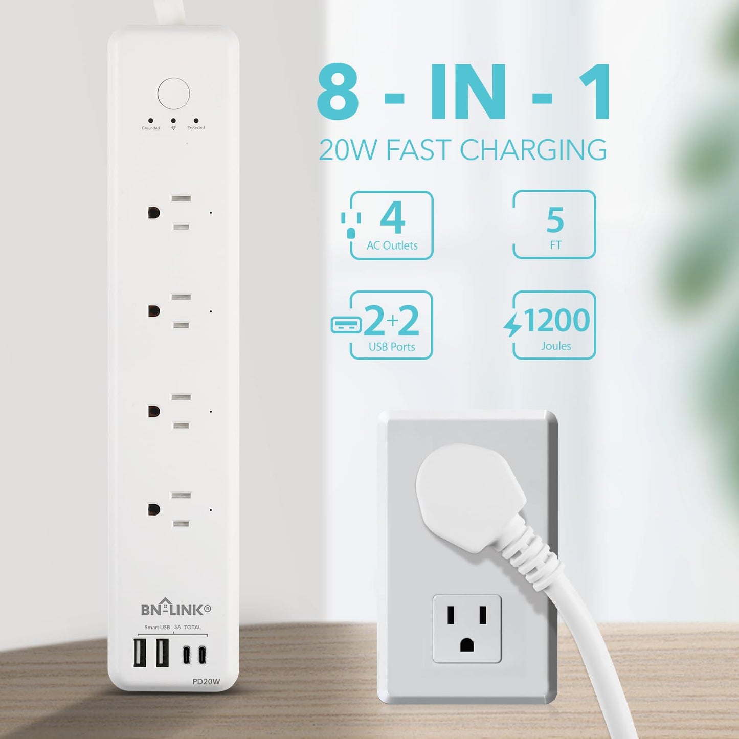 BN LINK Smart Plug Power Strip