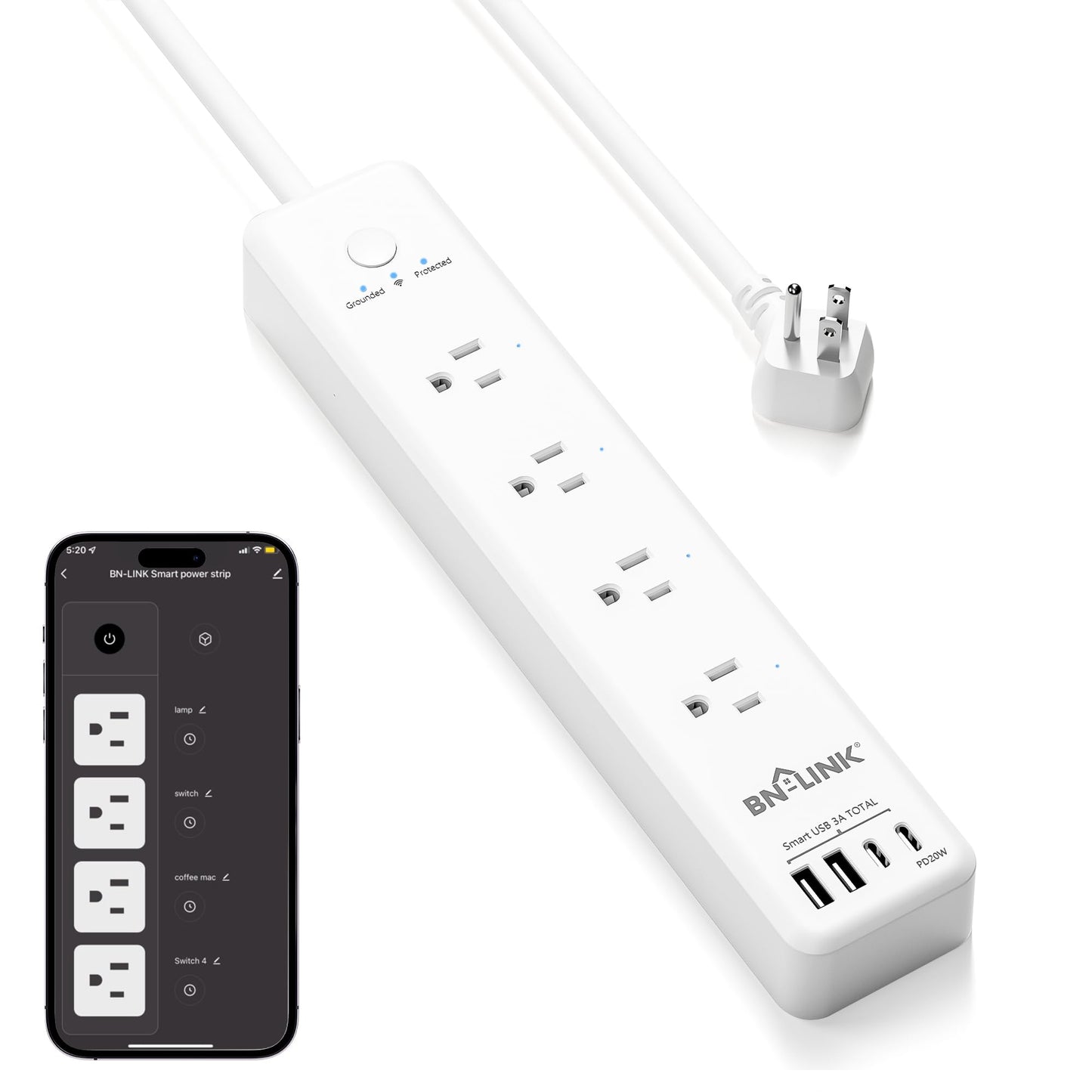 BN LINK Smart Plug Power Strip