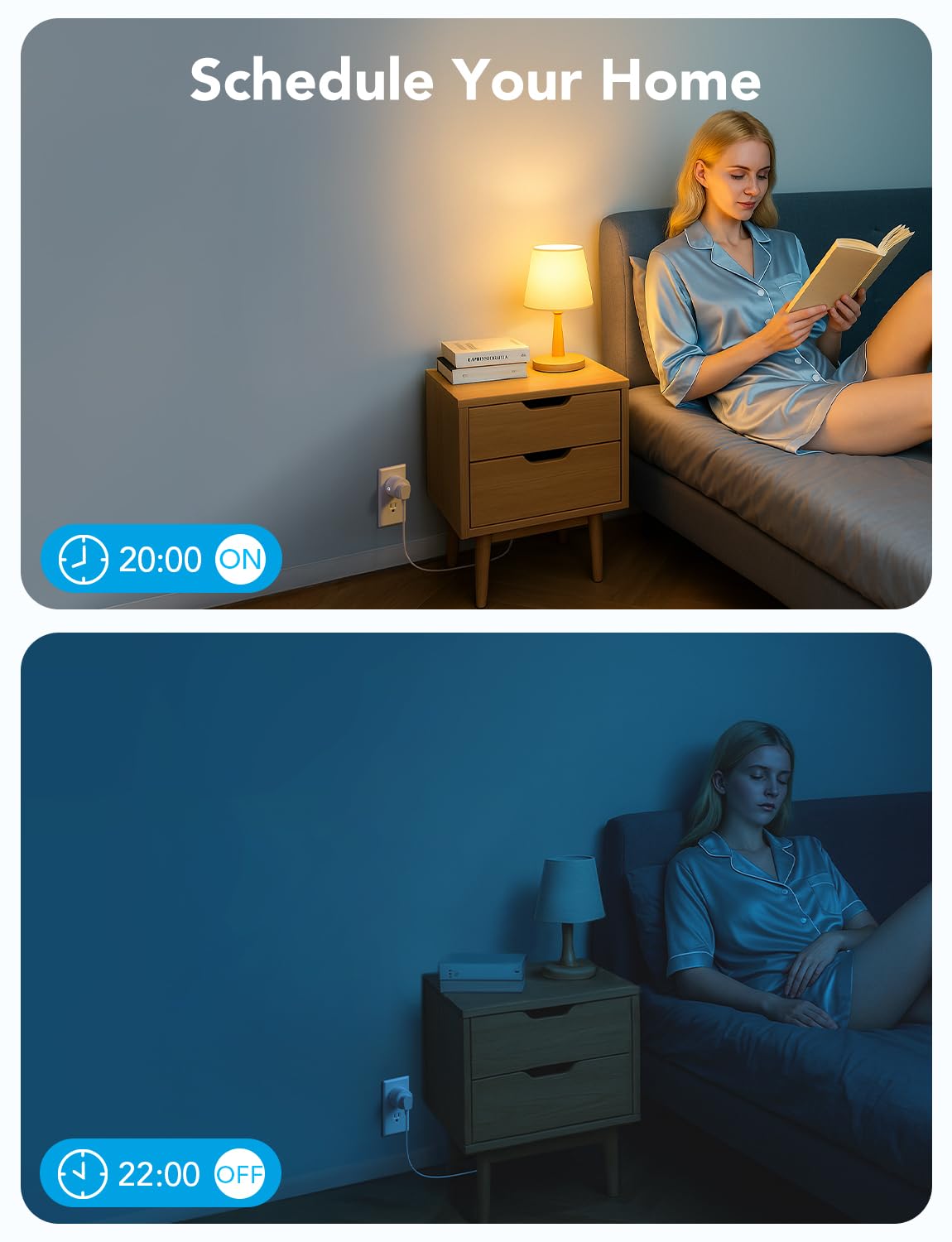 Mini Smart Wi-Fi Plug with Timer Function and Voice Control Support