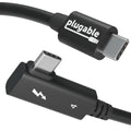 Right Angle Thunderbolt 4 USB-C Cable with 240W Charging and 40Gbps Data Transfer