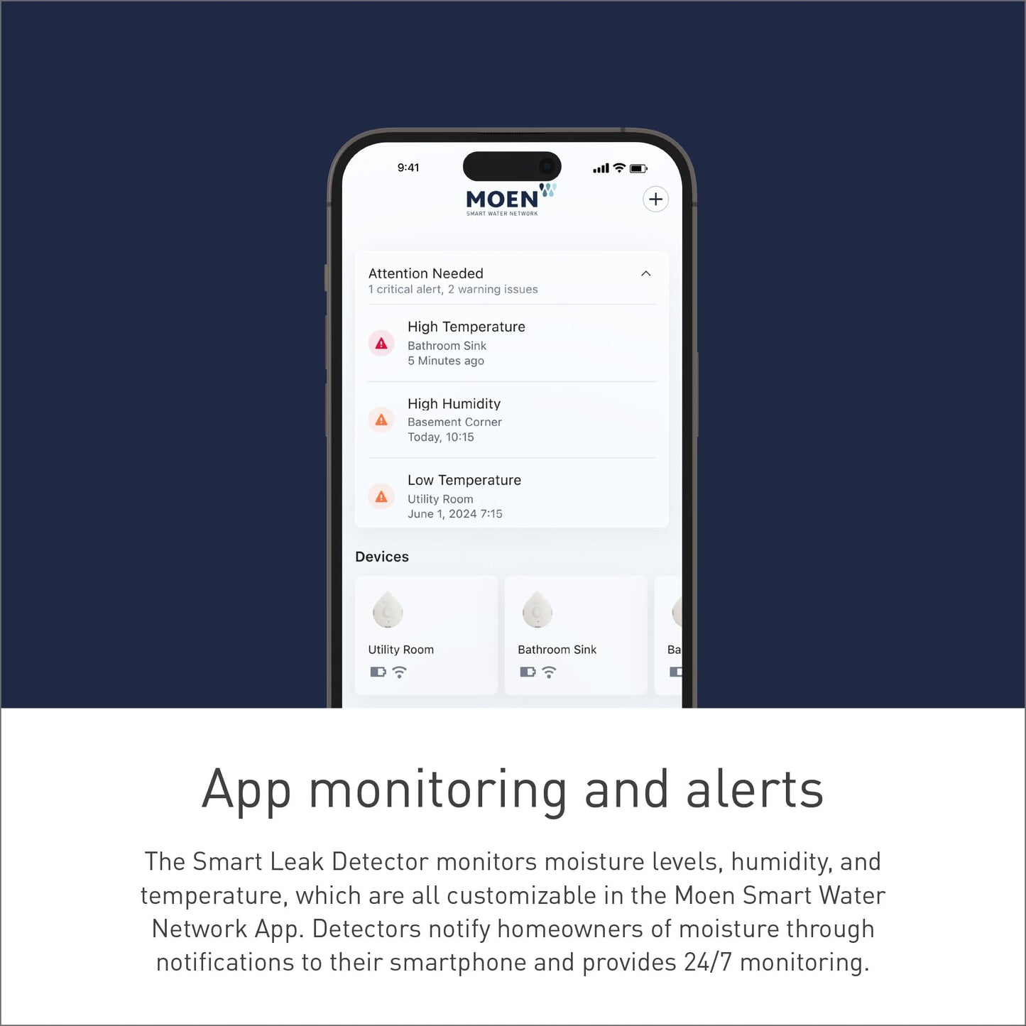 Moen Flo Smart Water Leak Detectors