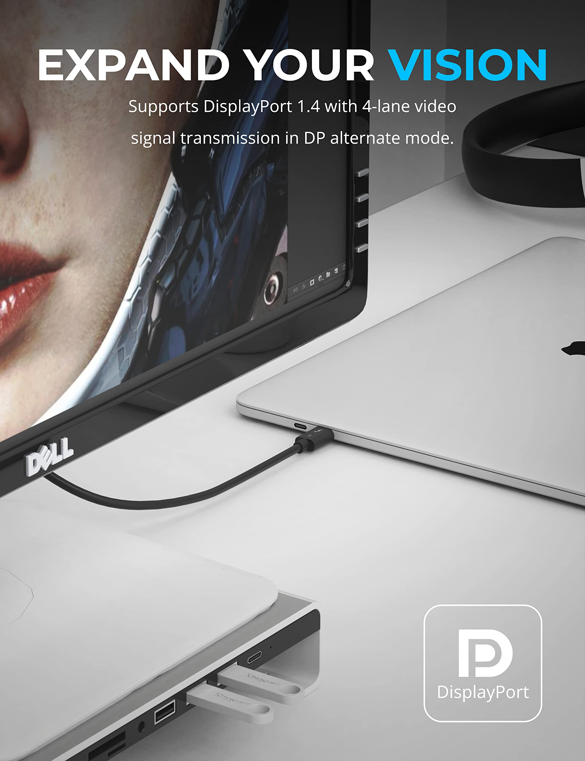 SABRENT Thunderbolt 3 / Thunderbolt 4 USB Type C Cable