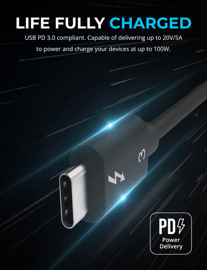 SABRENT Thunderbolt 3 / Thunderbolt 4 USB Type C Cable