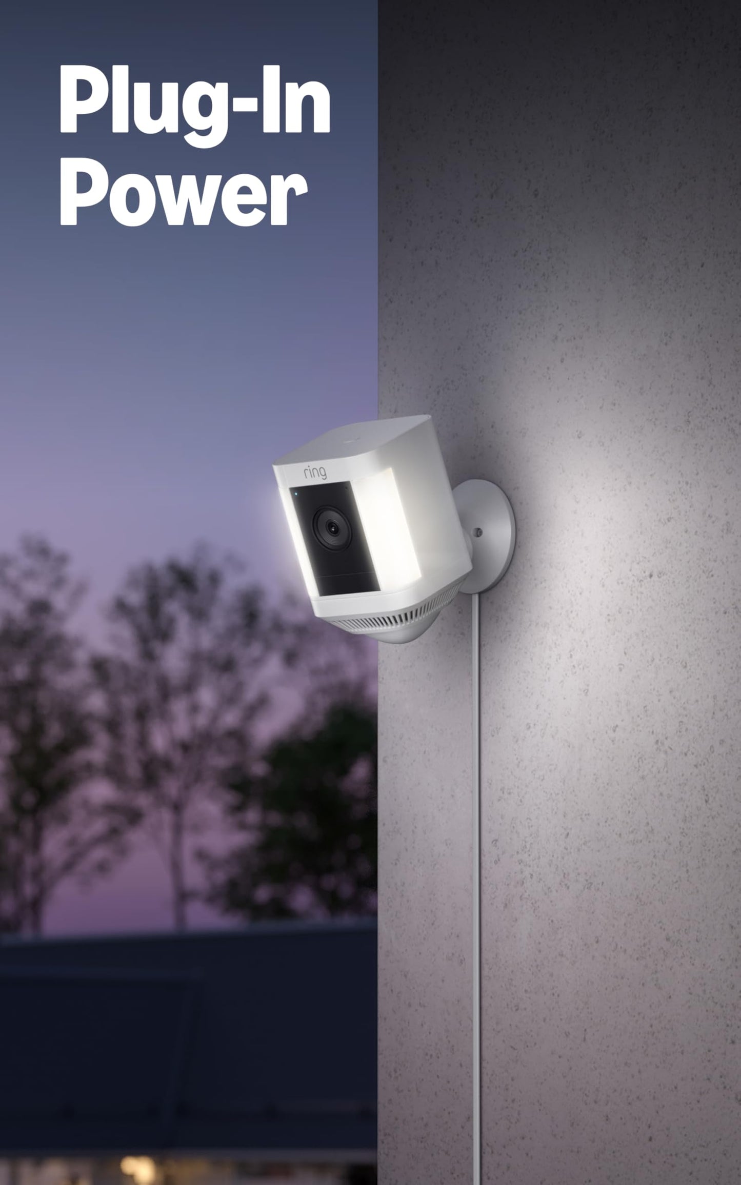 HD Security Camera with Two-Way Talk, Color Night Vision and Siren Support