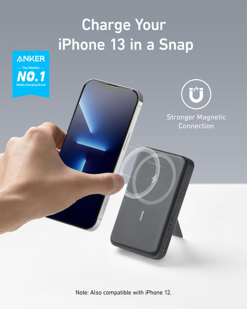 10000mAh Magnetic Power Bank with 20W USB-C Charging Stand