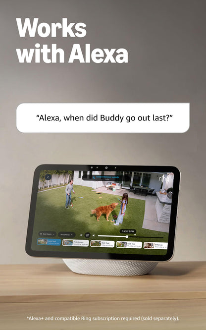 HD Security Camera with Two-Way Talk, Color Night Vision and Siren Support