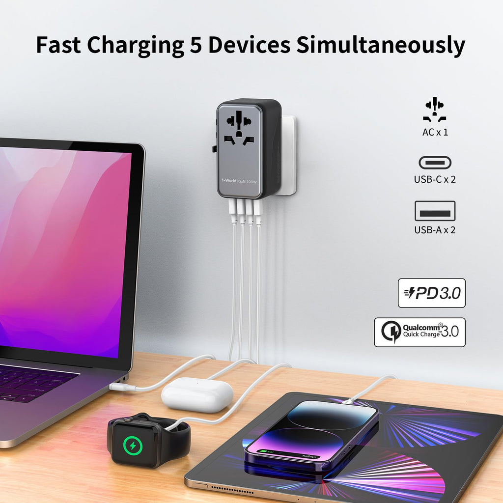 MOMAX Universal Travel Adapter