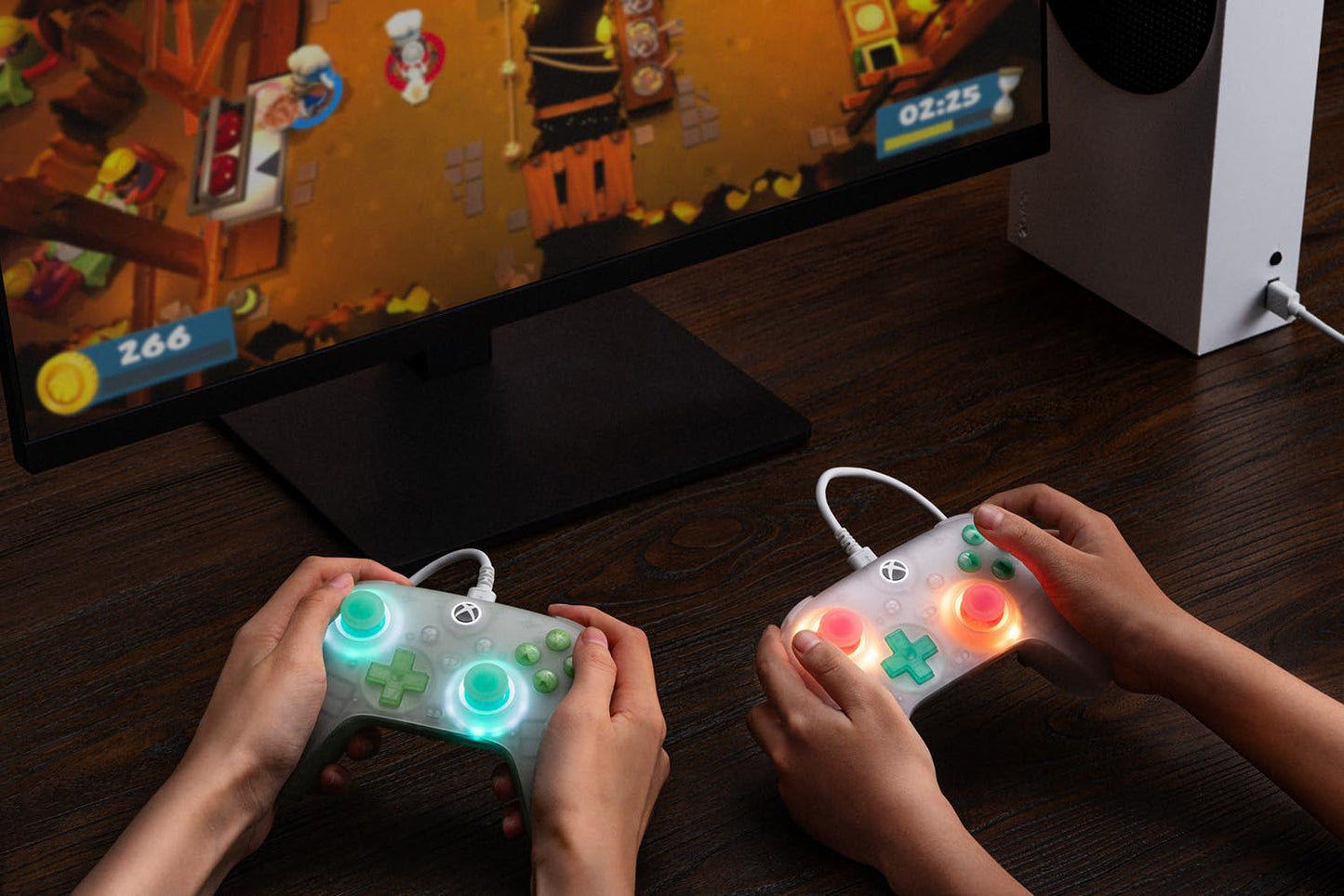 Wired Gaming Controller with Hall Effect Joysticks, Triggers and RGB Lighting