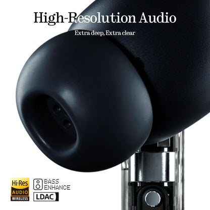 Wireless Earbuds with 45dB Hybrid Noise Cancelling and Hi-Res Audio