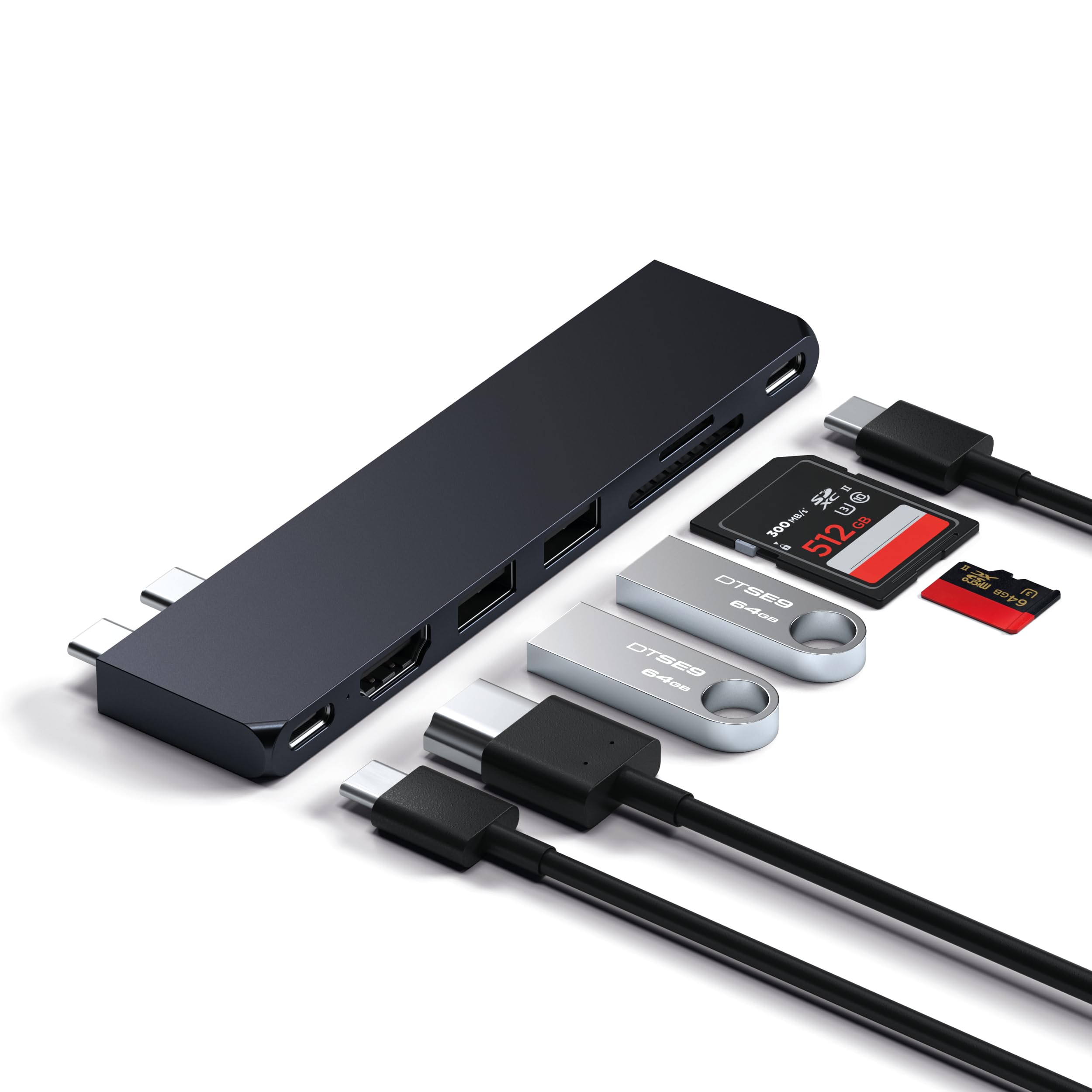 7-in-1 USB-C Hub Adapter with 4K HDMI, USB 4 and 100W PD Charging