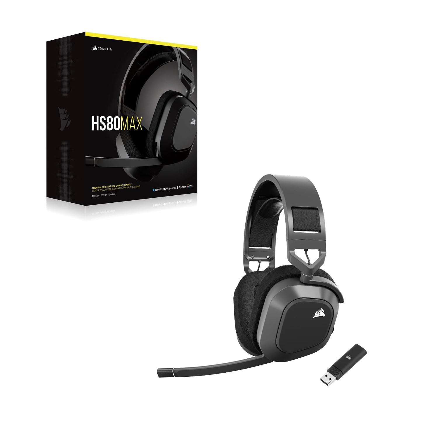 Wireless Gaming Headset with Dolby Atmos and Broadcast Quality Microphone