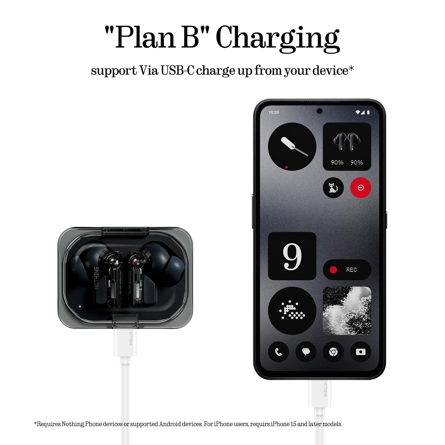 Wireless Earbuds with 45dB Hybrid Noise Cancelling and Hi-Res Audio