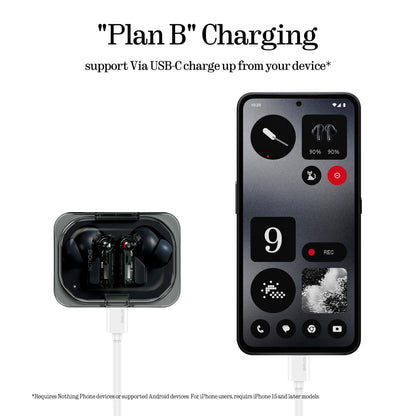 Wireless Earbuds with 45dB Hybrid Noise Cancelling and Hi-Res Audio