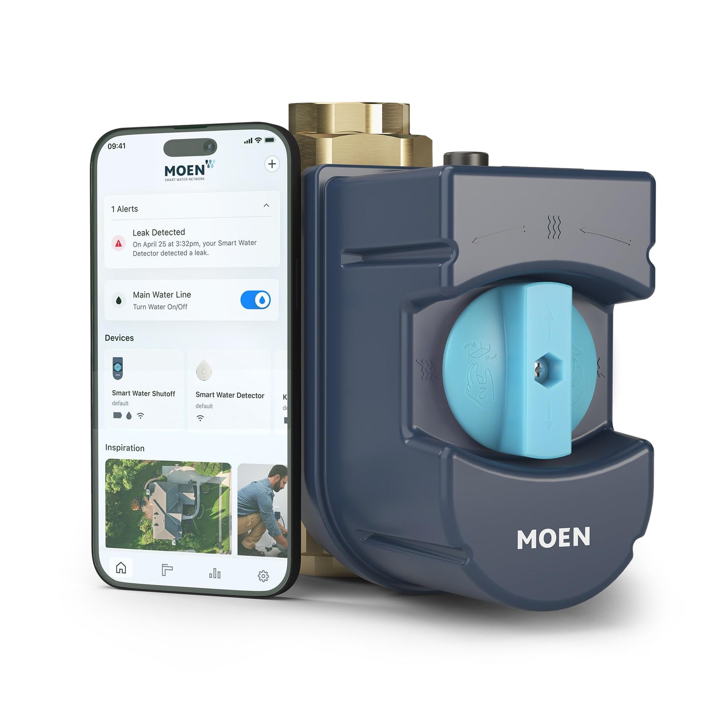 Moen Flo Smart Water Monitor and Automatic Shutoff Sensor