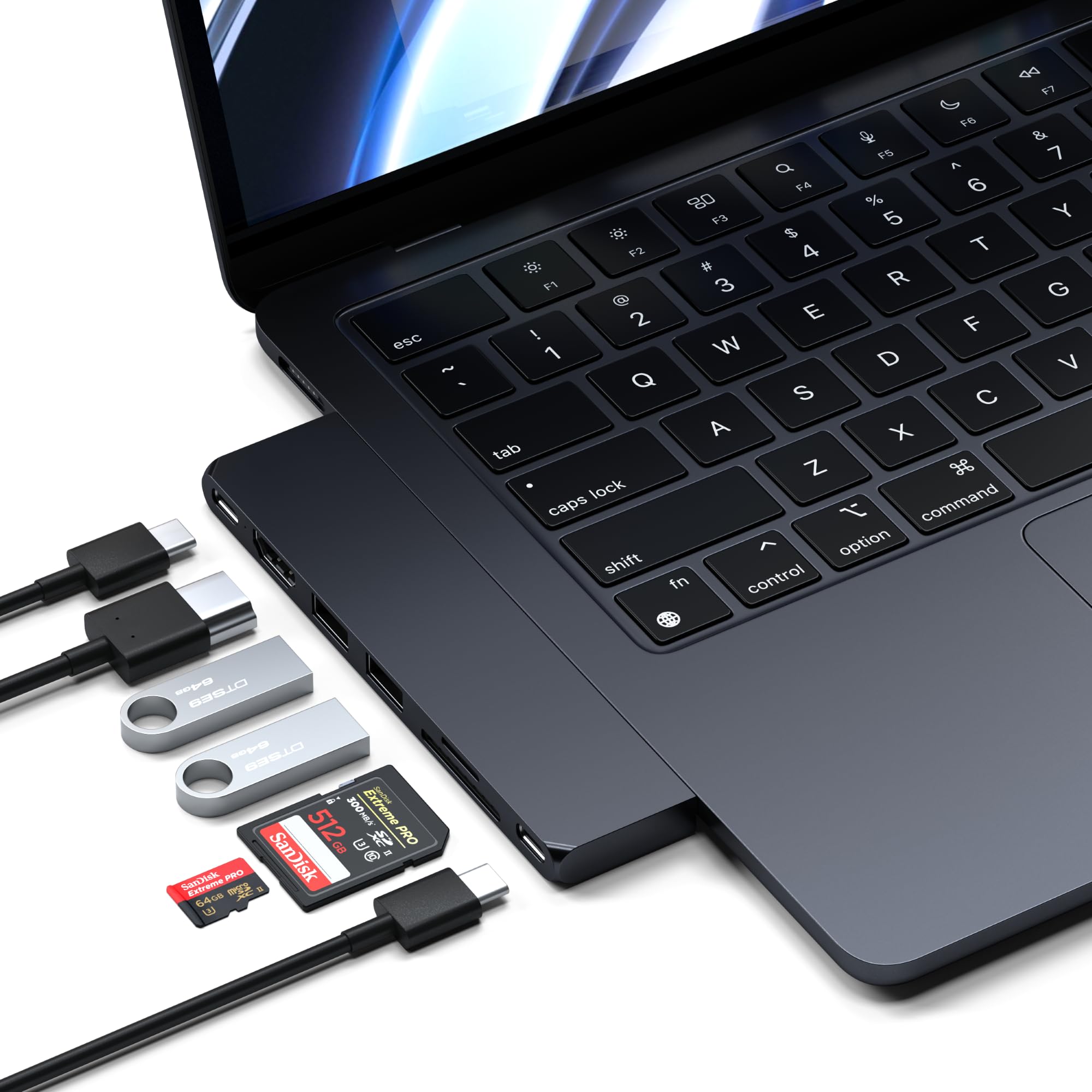 7-in-1 USB-C Hub Adapter with 4K HDMI, USB 4 and 100W PD Charging