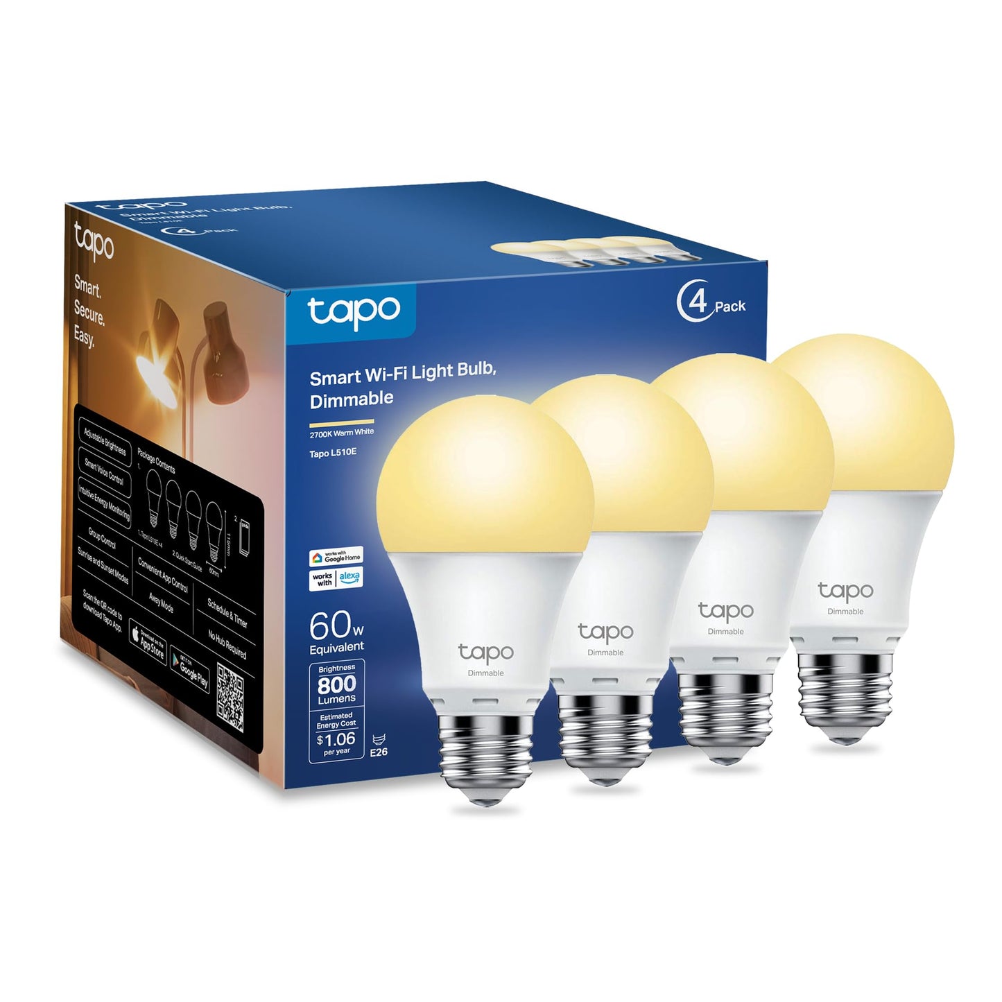 Tapo TP-Link Smart Light Bulbs