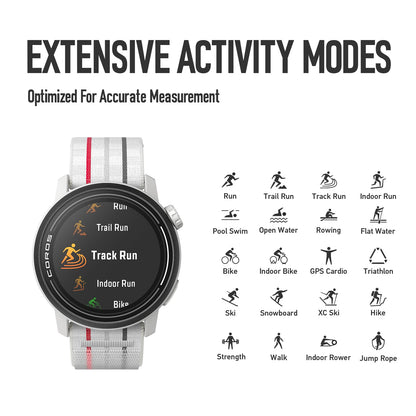 GPS Sport Watch with Heart Rate Monitoring, Navigation and Sleep Tracking